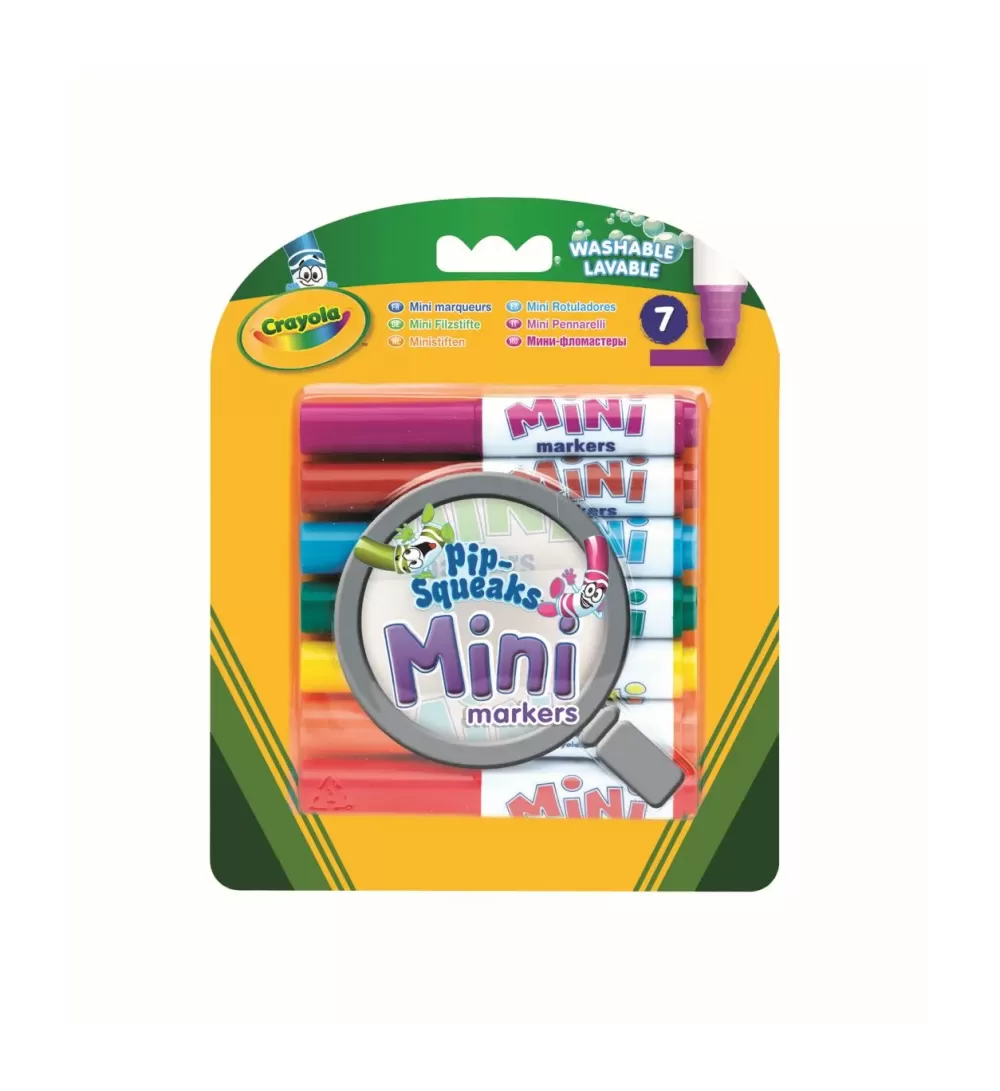 Discount 7 Mini Pennarelli Lavabili Cancelleria E Accessori