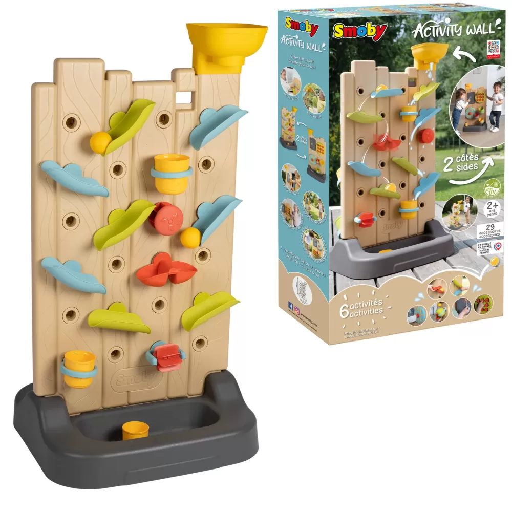 Cheap Activity Wall Di Con 6 Diverse Attivita Su Due Lati Casette Per Bambini