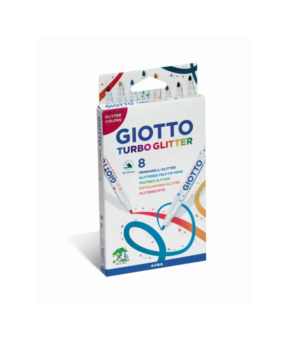 Sale Ast. Turbo Glitter 8 Pz Cancelleria E Accessori