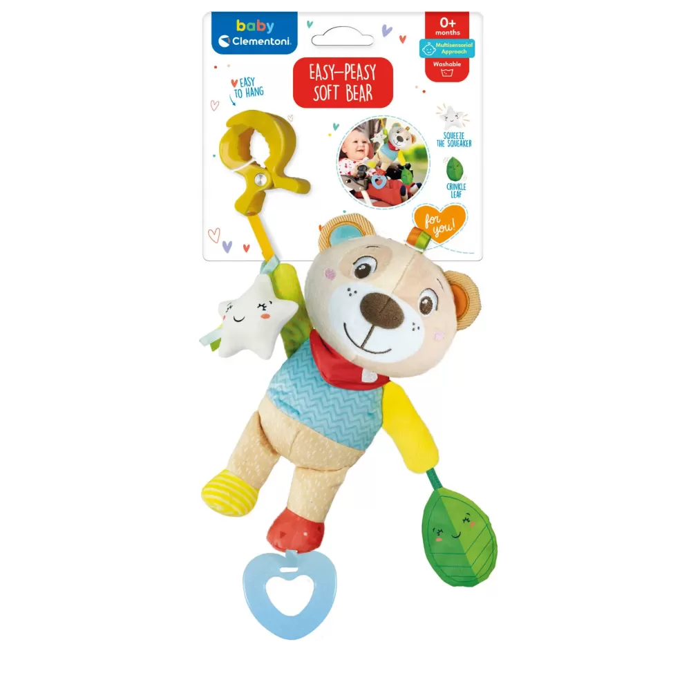 Clearance Easy-Peasy Soft Bear Orsetto Morbido Peluche Giochi Per Passeggino E Culla