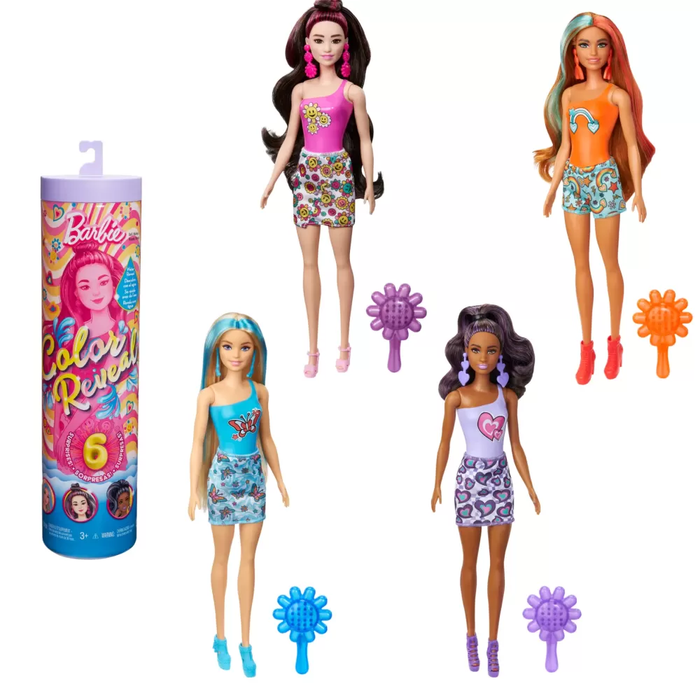 New Color Reveal Assortimento Serie Arcobaleno Multicolor Fashion Dolls