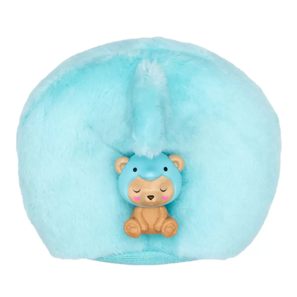 New Cutie Reveal Bambola Con Costume Di Peluche Da Orsacchiotto-Delfino E 10 Accessori A Sorpresa Cambia Colore, Serie Amici Cuccioli Fashion Dolls