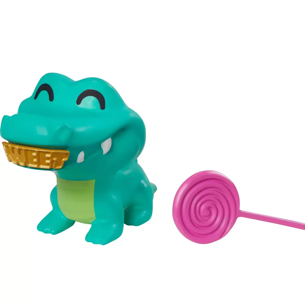 Shop Extra Bambola Mora Con Capelli Lunghi E Giacca Blu, Cucciolo Di Coccodrillo, 3+ Anni Fashion Dolls