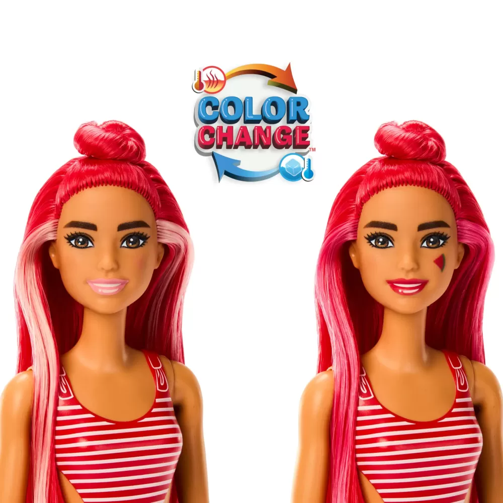 Shop Pop! Reveal Serie Frutta Bambola, Tema Spremuta Di Anguria Con 8 Sorprese Tra Cui Cucciolo E Accessori Slime Fashion Dolls