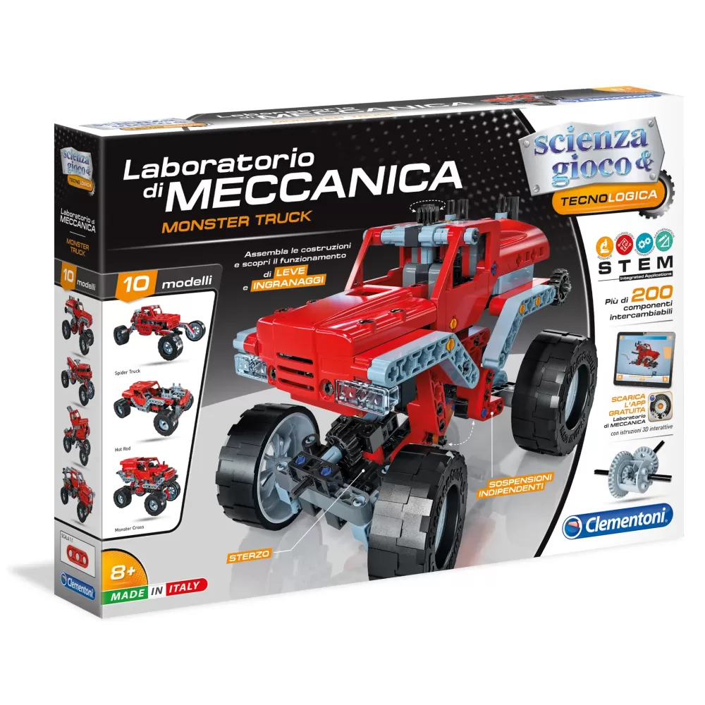 Outlet Clementoni 19087 Monster Trucks Giochi Stem