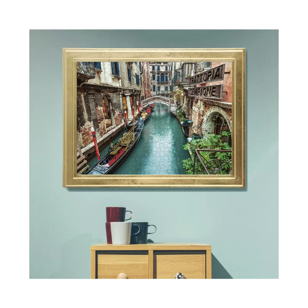 Hot 39458 Puzzle 1000 Italian Canal Venice 70 X 50 Cm Puzzle 1000 Pezzi