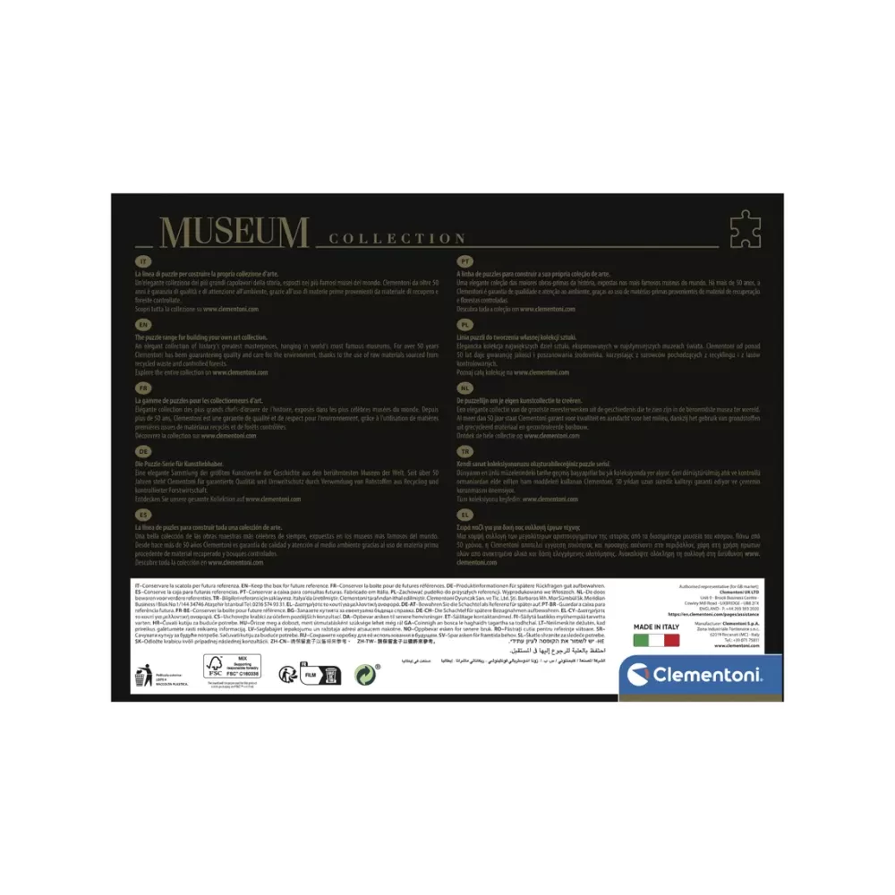 Outlet Puzzle Museum Collection Raphael, "Transfiguration" 1500 Pezzi, Puzzle Adulti Puzzle 1000 Pezzi