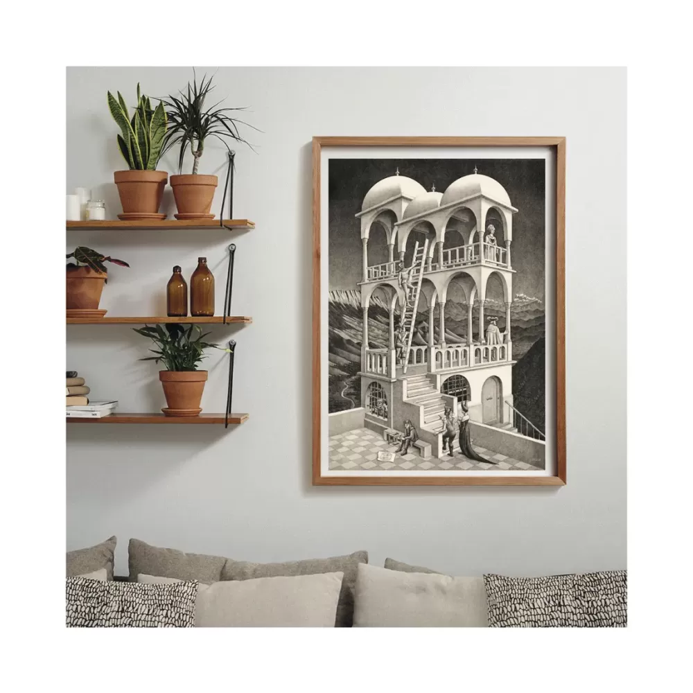 Shop Puzzle Novo Art Series M. C. Escher, "Belvedere" 1000 Pezzi, Puzzle Adulti Puzzle 500 Pezzi