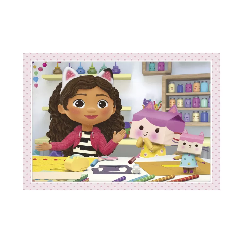 Cheap Supercolor Puzzle Gabby'S Dollhouse 1 12 + 1 16 + 1 20 + 1 24 Pezzi, Puzzle Bambini 3 Anni Puzzle Per Bambini
