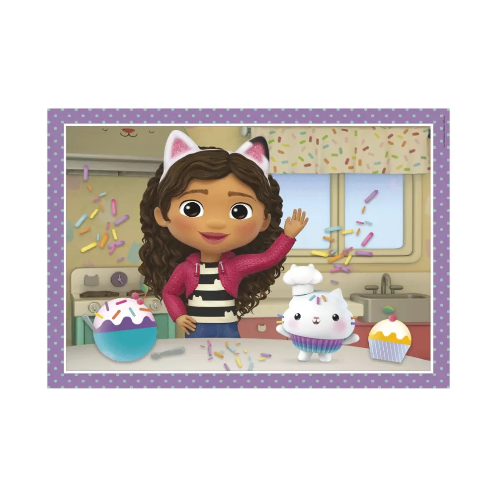 Cheap Supercolor Puzzle Gabby'S Dollhouse 1 12 + 1 16 + 1 20 + 1 24 Pezzi, Puzzle Bambini 3 Anni Puzzle Per Bambini