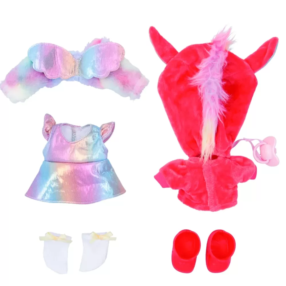 Clearance Dressy Fantasy Hannah, Bambola Interattiva Che Piange Lacrime Vere, Con Capelli Veri E Colorati, Ciuccio, Vestitini E Scarpine Con Dettagli Luccicosi. Bambolotti