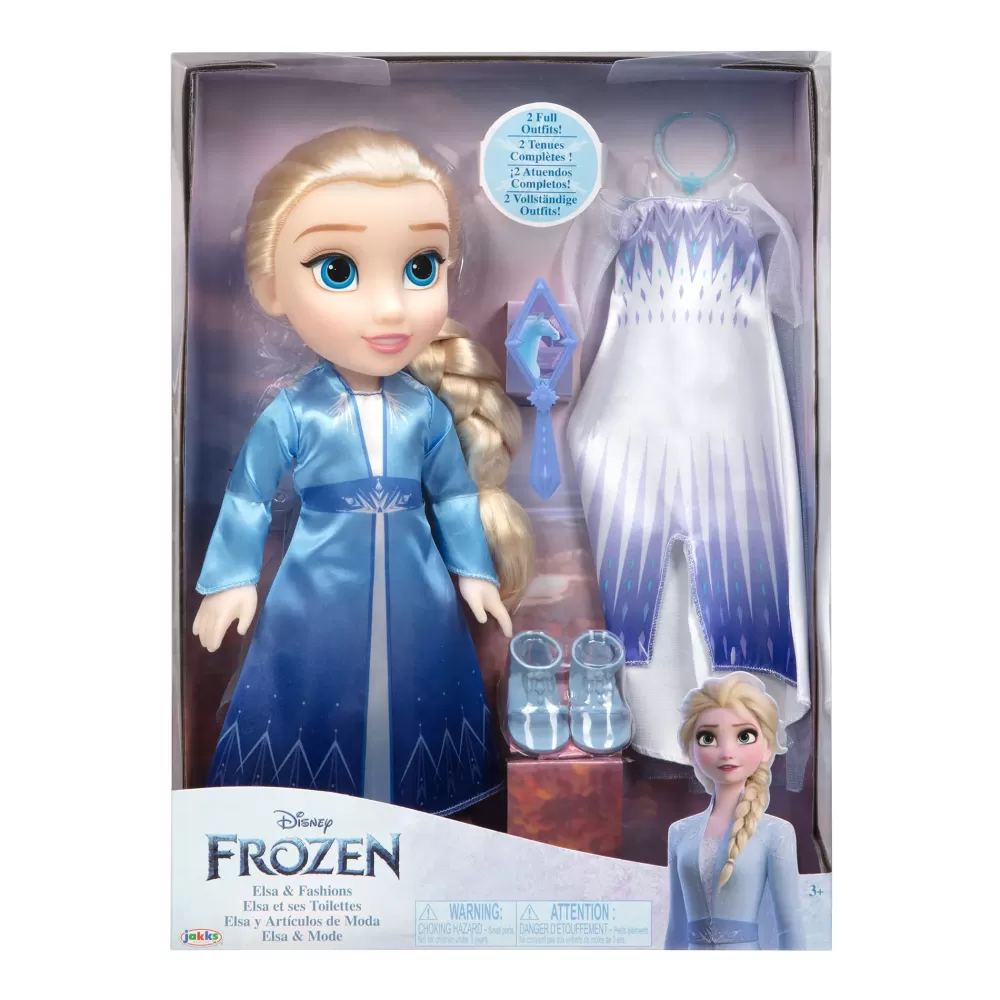 Sale Disney Frozen Bambola Da 38 Cm Di Elsa Con Accessori Bambolotti