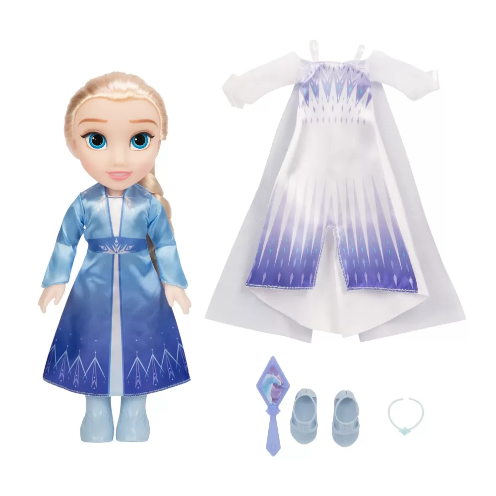Sale Disney Frozen Bambola Da 38 Cm Di Elsa Con Accessori Bambolotti