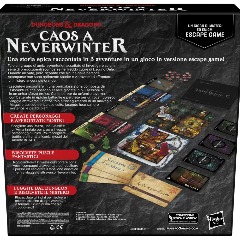 Best Sale Dungeons & Dragons: Caos A Neverwinter, Un Gioco Di Mistero Escape Game, Evasione Ed Enigmi Giochi Di Strategia