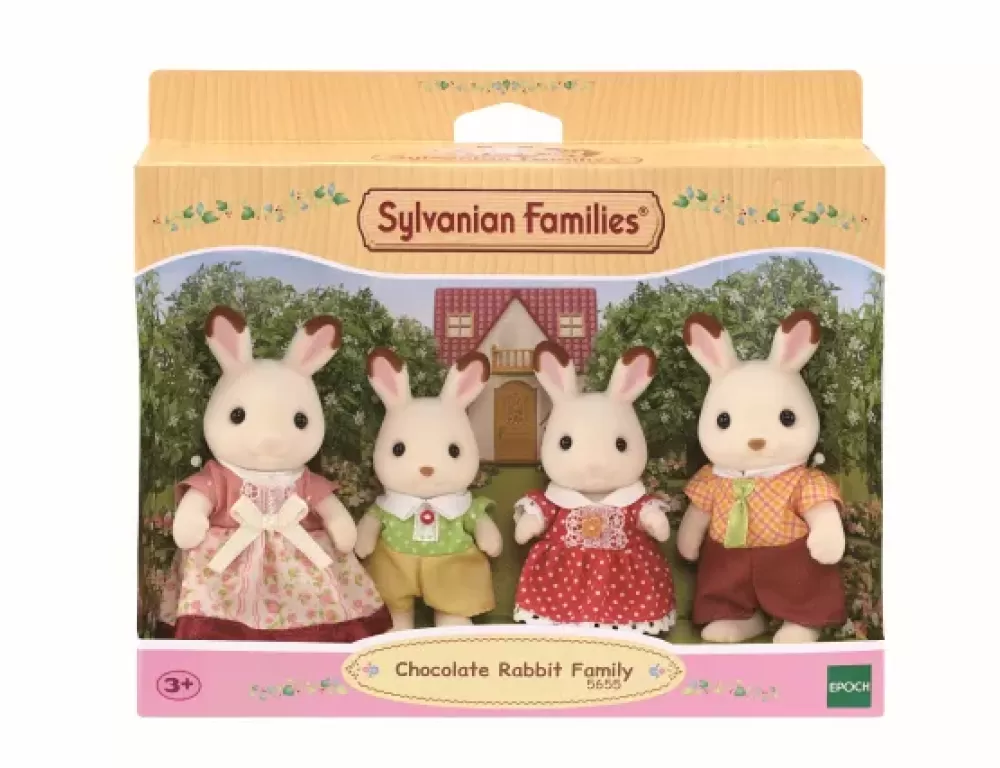 Best Sale Famiglia Coniglio Cioccolato La Famiglia Piu Popolare Del Villaggio Sylvanian Mini Dolls