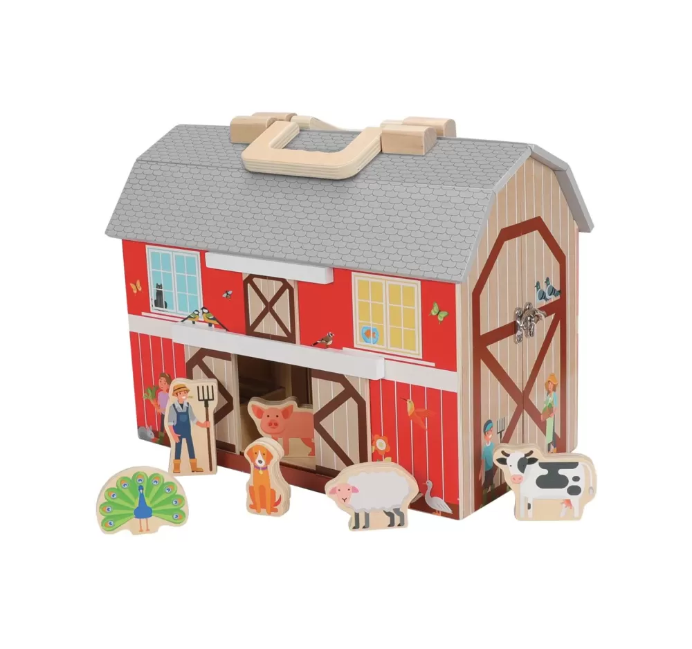 Sale Fattoria Carry & Go Giochi Di Imitazione In Legno