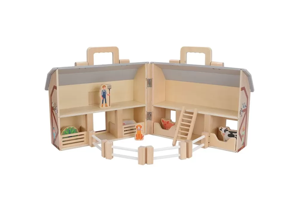Sale Fattoria Carry & Go Giochi Di Imitazione In Legno