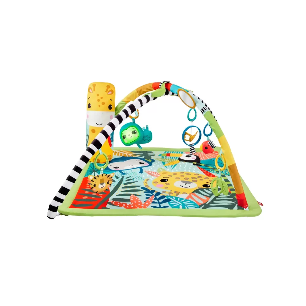 Discount Palestrina Sensoriale Cuccioli Della Natura 3-In-1, Tappetino Per Giocare Dalla Nascita Fino Ai Primi Passi Con 5 Giochi Sensoriali, Luci, Suoni, Giocattolo, 0+ Anni, Hjw08 Palestrine E Tappeti Gioco