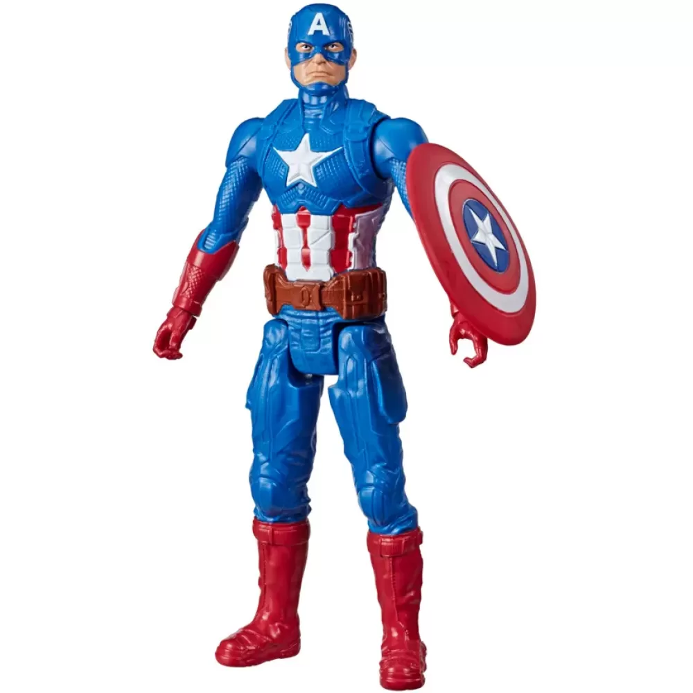 Fashion Hasbro Marvel , Titan Hero Captain America, Action Figure 30 Cm Action Figures