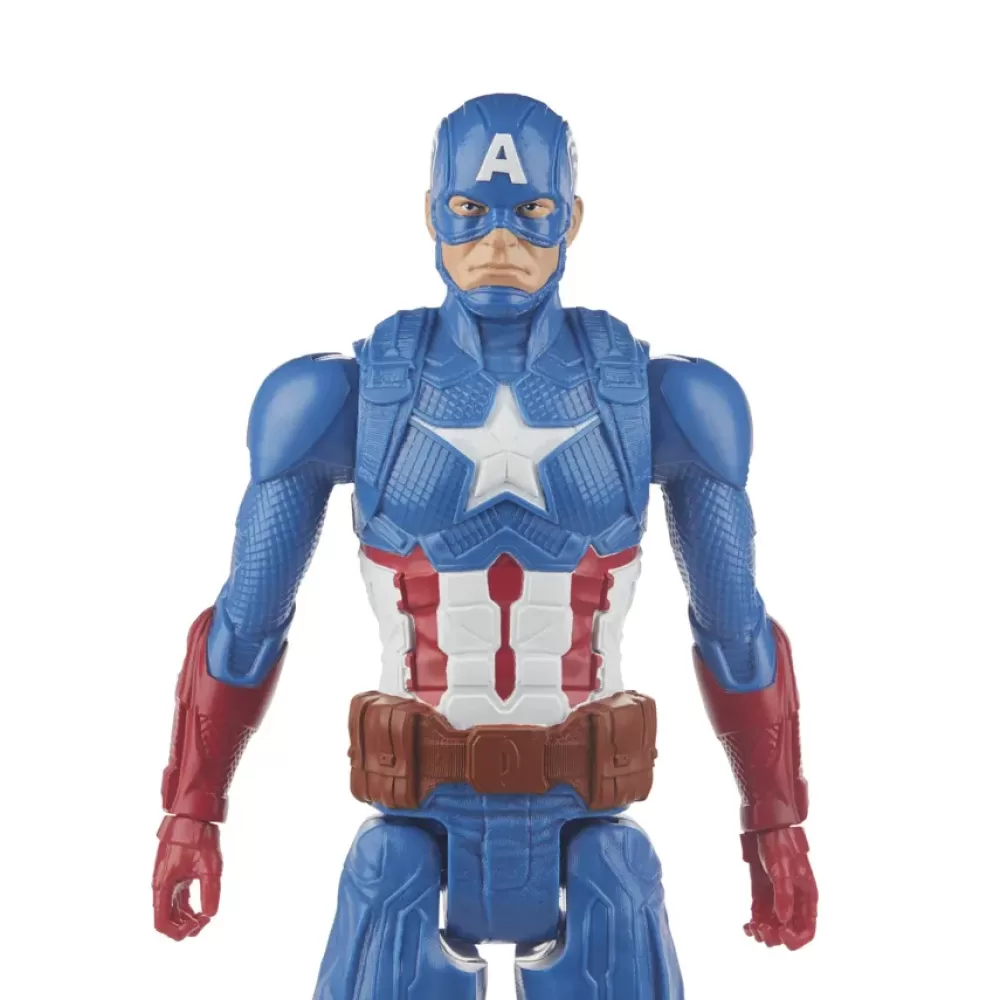 Fashion Hasbro Marvel , Titan Hero Captain America, Action Figure 30 Cm Action Figures