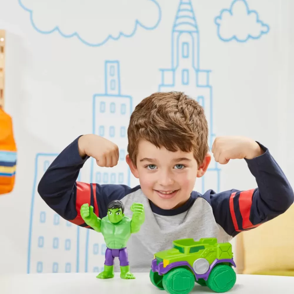Outlet Hasbro Marvel E I Suoi Fantastici Amici, Action Figure Con Vicolo, Per Bambini Dai 3 Anni In Su Mondi Immaginari