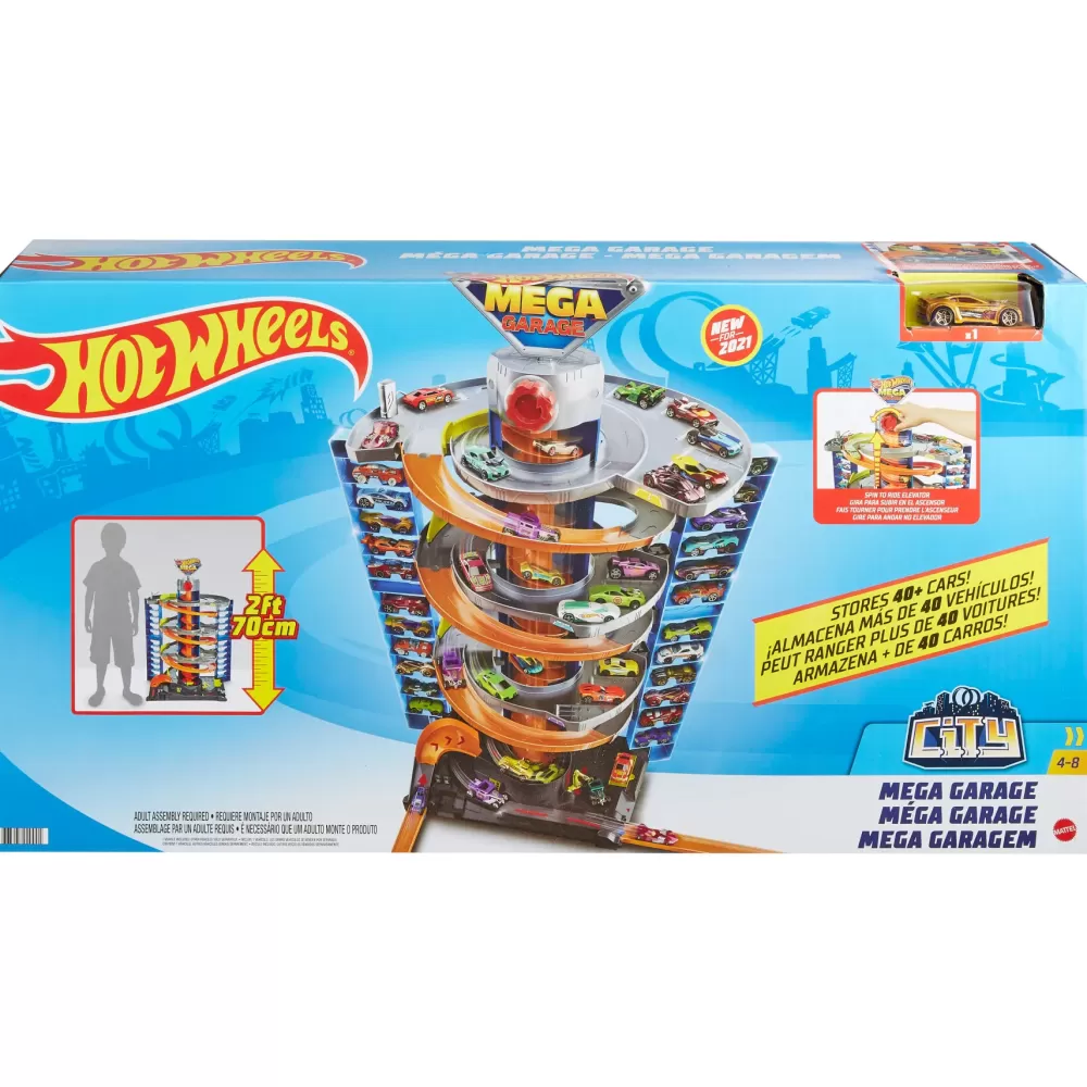 Cheap City Playset Mega Garage Twist Con 1 Veicolo 1:64 Garage E Circuiti