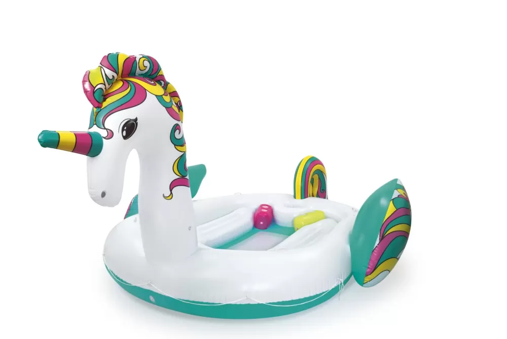 Cheap Isola Gonfiabile Unicorno Gigante Per 6 Persone ® (5.90 M) Gonfiabili Per Bambini