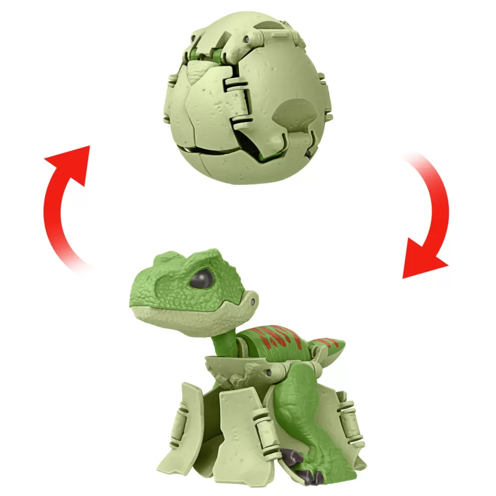 Hot Fierce Changers Personaggi Hidden Hatchers, Uovo Giocattolo 2 In 1 Trasformabile In Dinosauro Action Figures