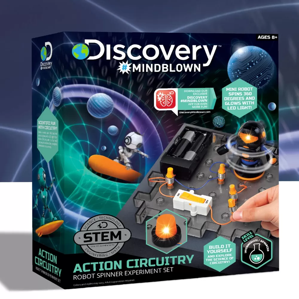 Store Kit Esperimenti Con I Circuiti, Robot Rotante Giochi Stem