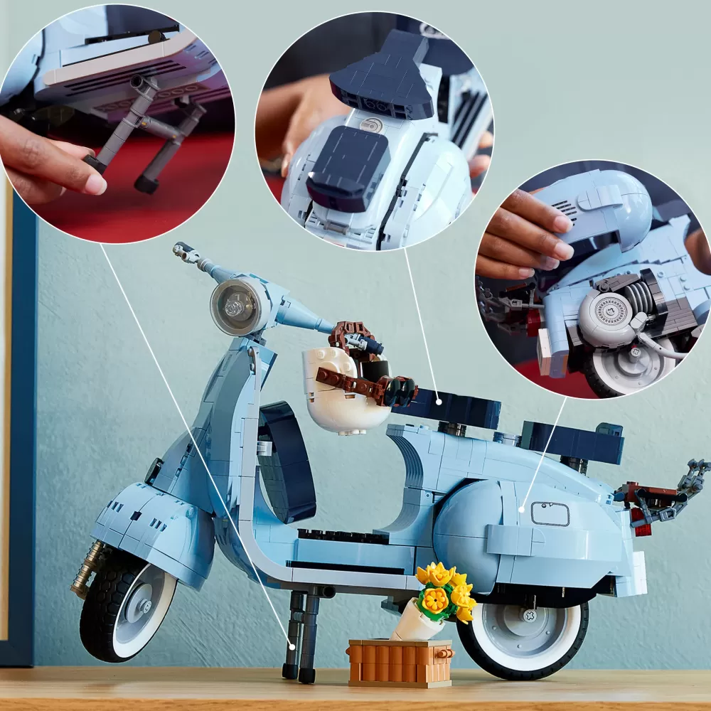 Cheap 10298 Vespa 125, Set In Mattoncini, Modellismo Adulti, Replica Piaggio Anni 60, Idea Regalo Creativa, Hobby Rilassante Mattoncini