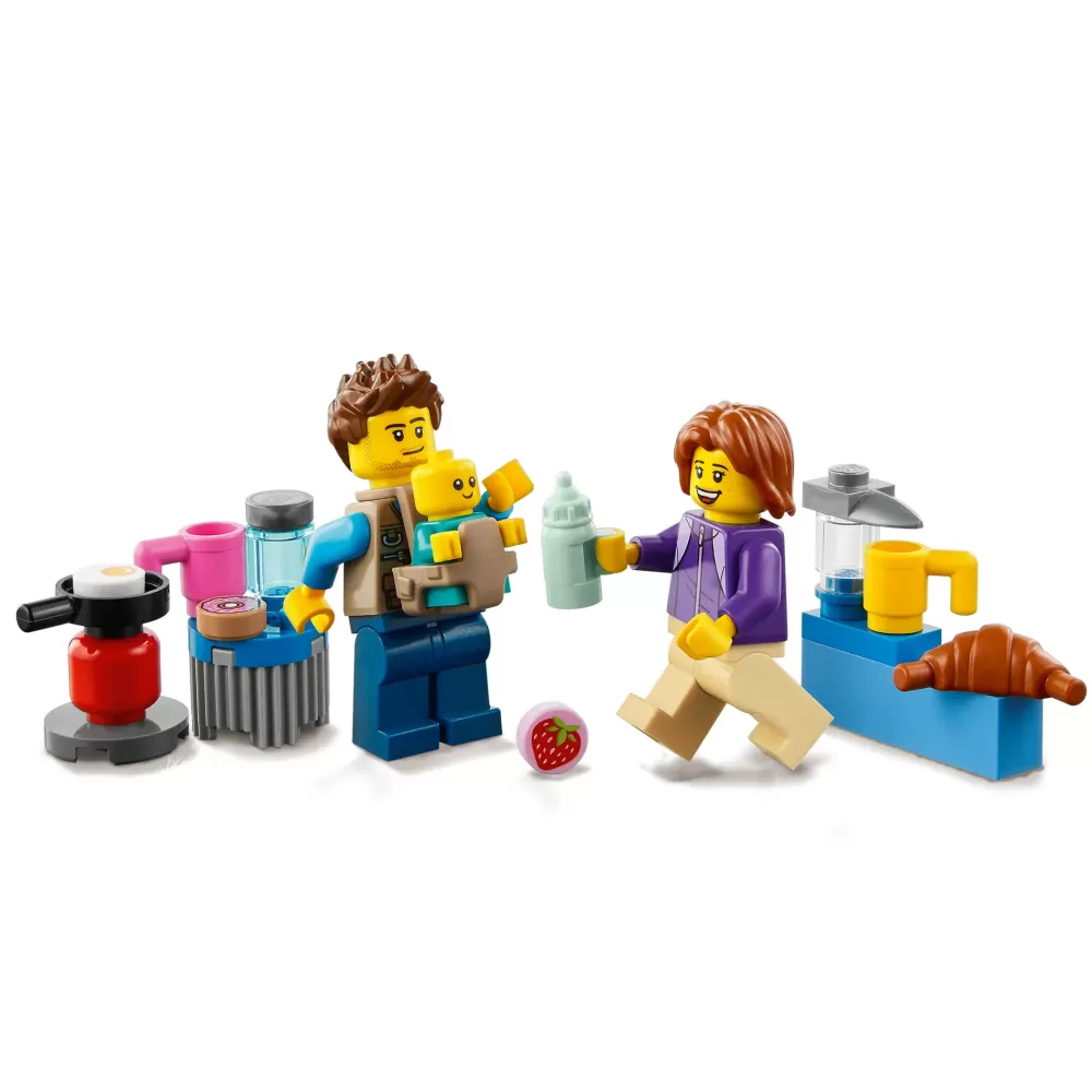 Cheap City 60283 Camper Delle Vacanze, Set Di Costruzioni Con Roulotte Giocattolo E Minifigure, Giochi Per Bambini, Idee Regalo Mattoncini