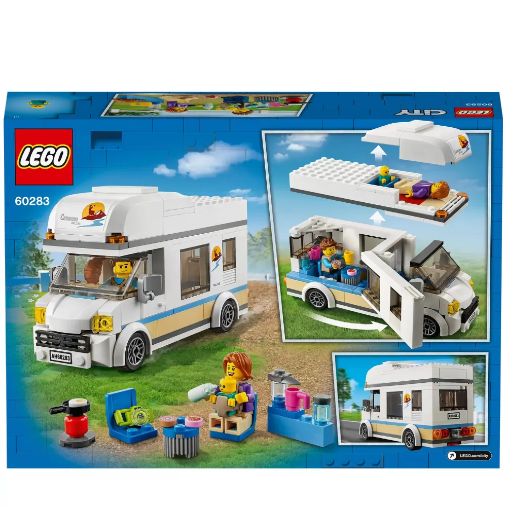 Cheap City 60283 Camper Delle Vacanze, Set Di Costruzioni Con Roulotte Giocattolo E Minifigure, Giochi Per Bambini, Idee Regalo Mattoncini