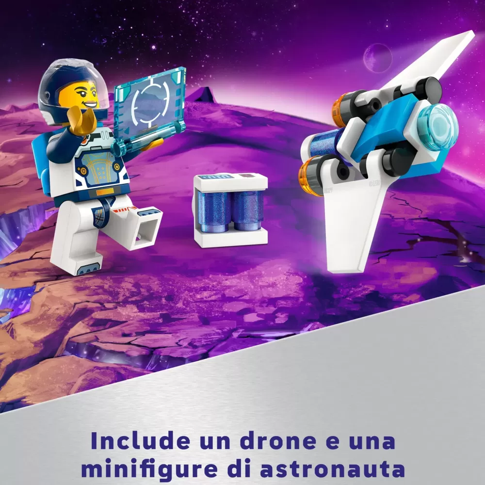 Shop 60430 Astronave Interstellare, Giocattolo, Gioco Spaziale Per Bambini 6+ Anni Con Navicella, Minifigure E Drone Robot Mattoncini