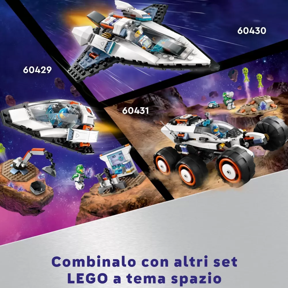 Shop 60430 Astronave Interstellare, Giocattolo, Gioco Spaziale Per Bambini 6+ Anni Con Navicella, Minifigure E Drone Robot Mattoncini