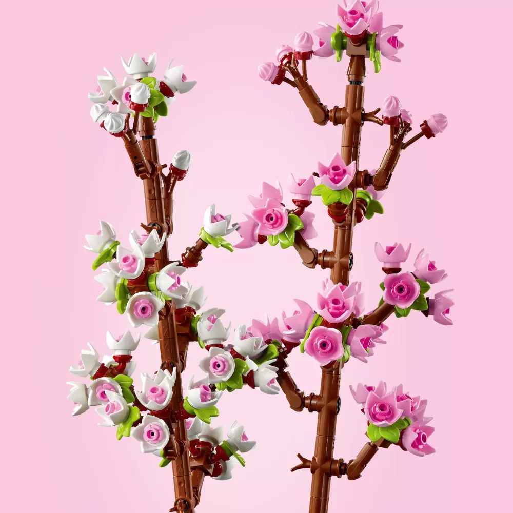 Outlet 40725 Fiori Di Ciliegio, Set Per Adulti E Bambini 8+ Anni, Regalo Per San Valentino, Per Donna, Uomo, Lei O Lui Mattoncini