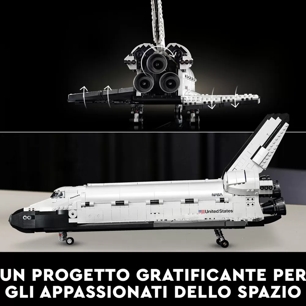 Discount Creator Expert Nasa Space Shuttle Discovery, Set Per Adulti, Astronave Razzo Spaziale Da Collezione, 10283 Mattoncini