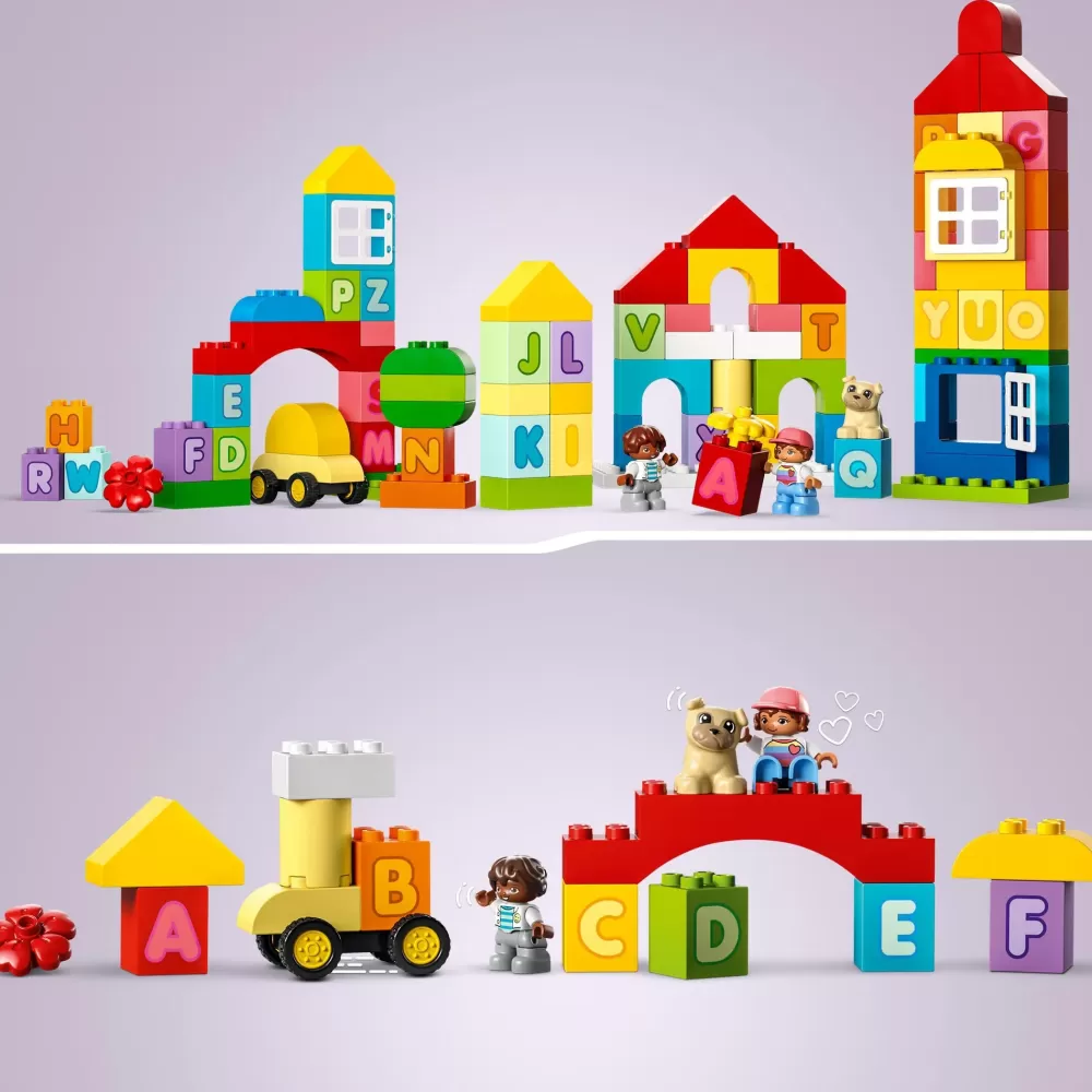 Cheap Classic 10935 Citta Dell'Alfabeto, Giochi Educativi Per Bambini Da 1,5 Anni In Su Con Costruzioni Mattoncini Grandi Mattoncini