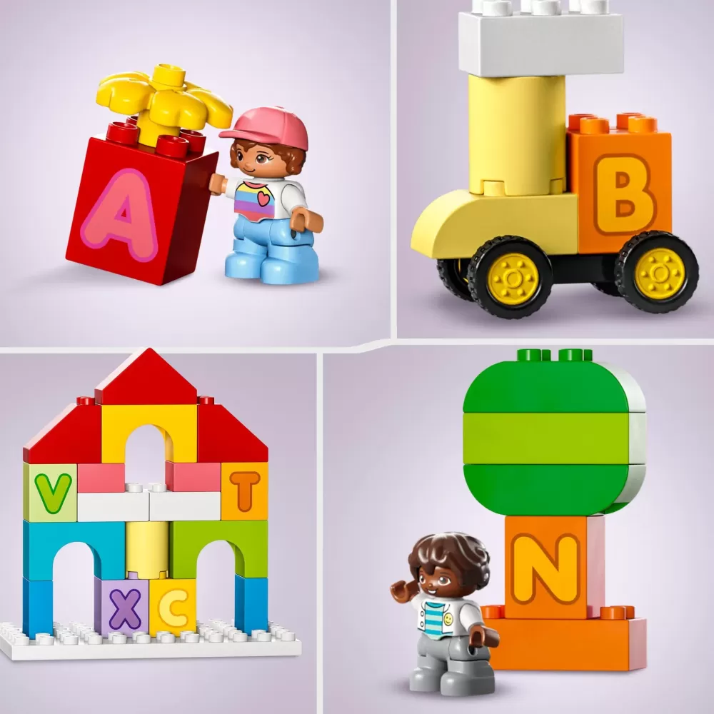 Cheap Classic 10935 Citta Dell'Alfabeto, Giochi Educativi Per Bambini Da 1,5 Anni In Su Con Costruzioni Mattoncini Grandi Mattoncini