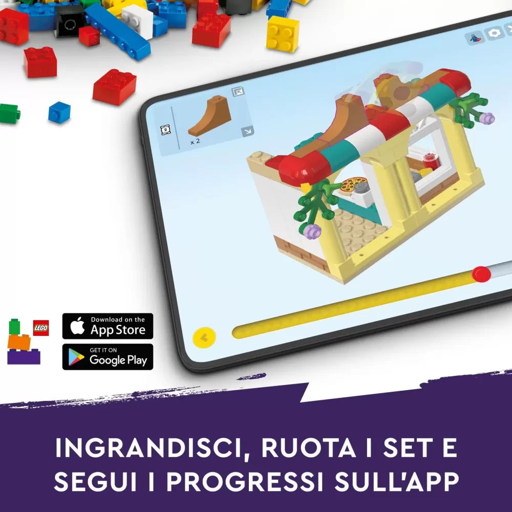 Shop 41752 Idrovolante Di Salvataggio, Aereo Giocattolo Soccorso Animali Con Balena E Mini Bamboline Per Bambini 6+ Mattoncini