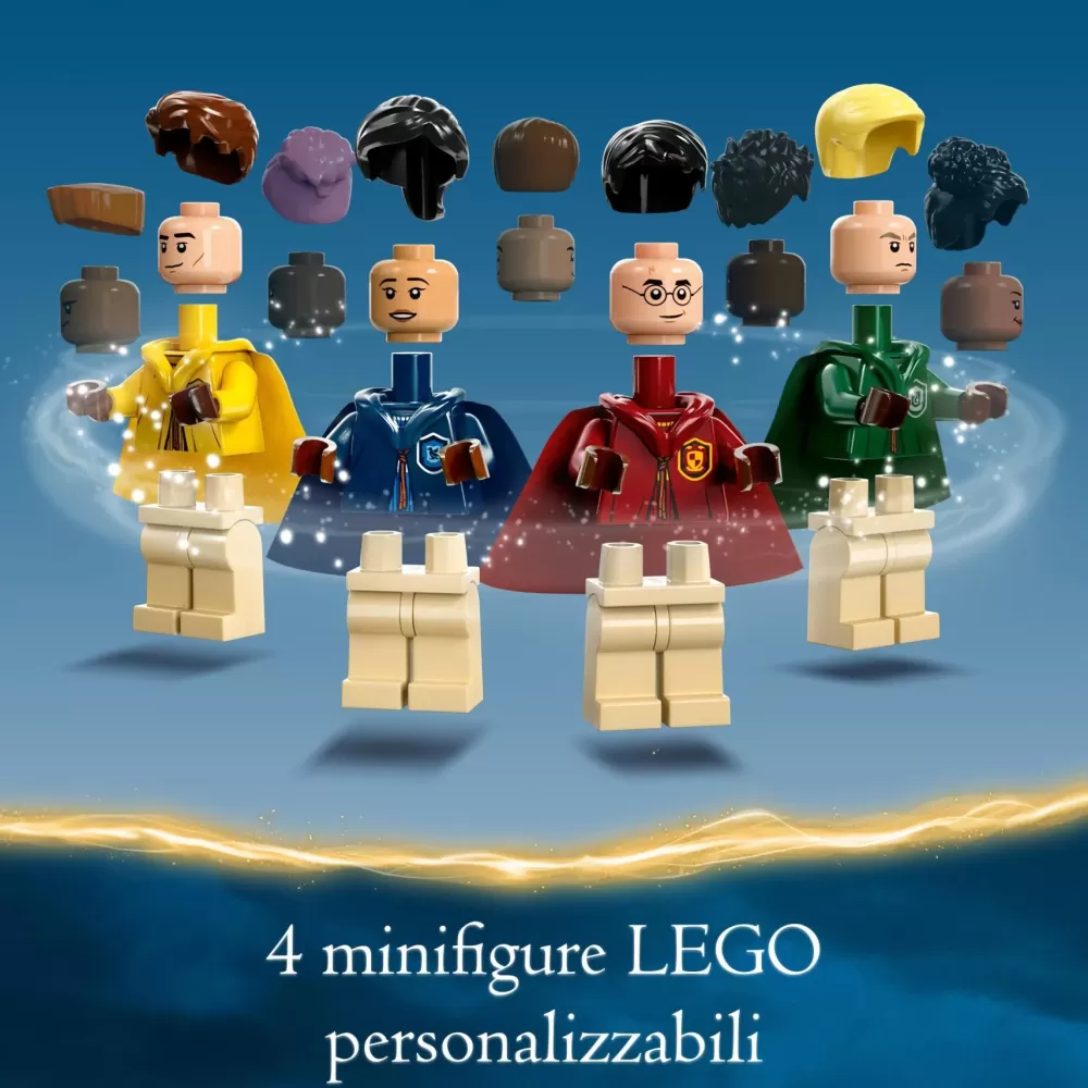 Outlet Lego 76416 Baule Del Quidditch, Gioca A 3 Diverse Sfide Fino A Due Giocatori, Con Minifigure Di Draco Malfoy Mattoncini
