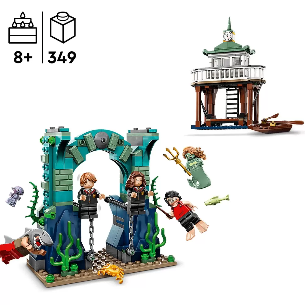 Outlet Lego 76420 Torneo Dei Tremaghi: Il Lago Nero, Giochi Per Bambini E Bambine Con Barca Giocattolo E 5 Minifigure Mattoncini