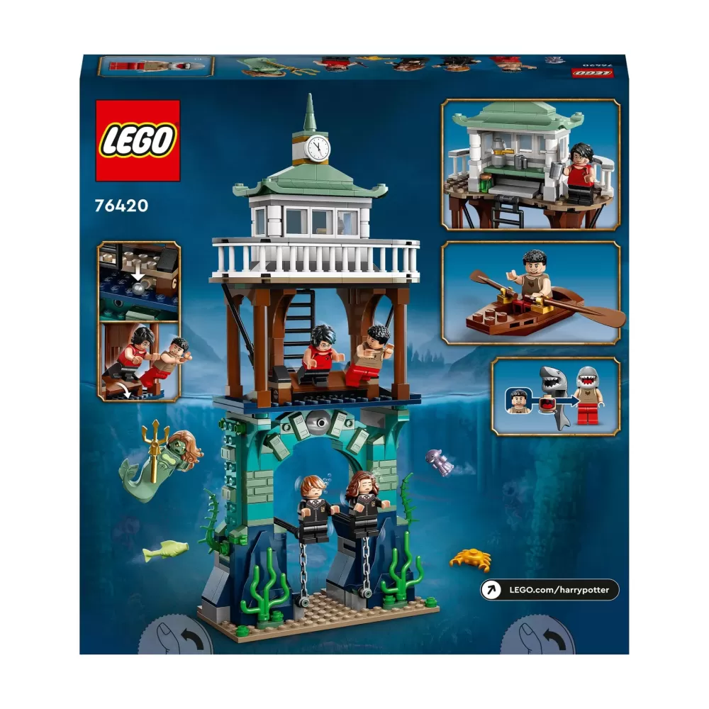 Outlet Lego 76420 Torneo Dei Tremaghi: Il Lago Nero, Giochi Per Bambini E Bambine Con Barca Giocattolo E 5 Minifigure Mattoncini