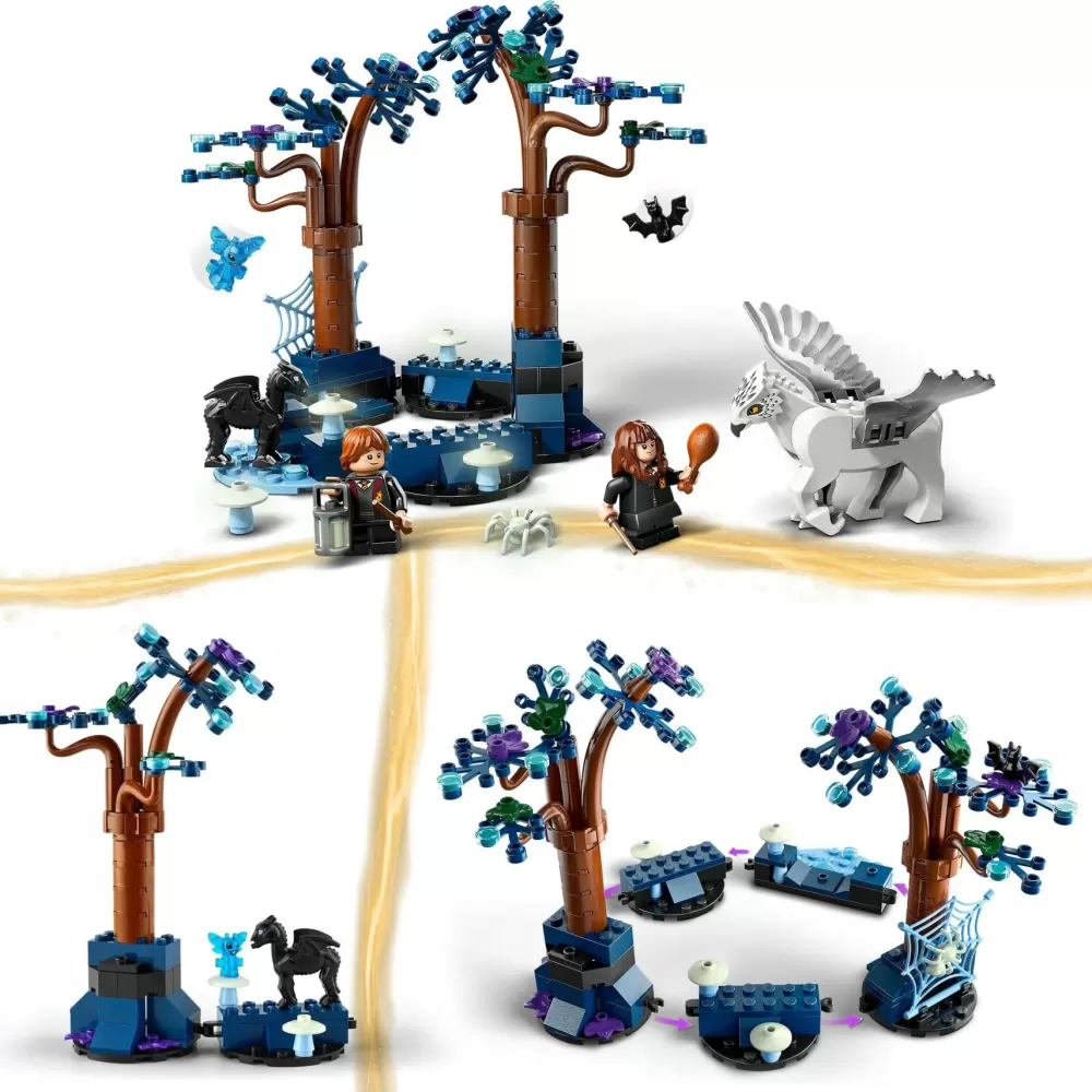 Cheap Lego 76432 Foresta Proibita: Creature Magiche, Set Con Animali Giocattolo Fantasy, Gioco Per Bambini Di 8+ Anni Mattoncini