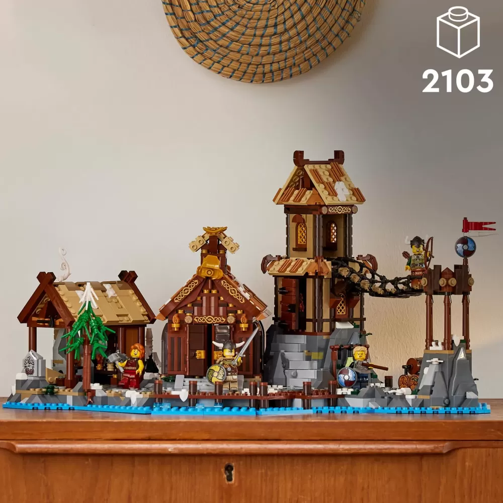 Discount 21343 Villaggio Vichingo, Kit Modellismo Per Adulti Da Costruire, Grande Set Idea Regalo Uomo, Donna, Lui E Lei Mattoncini