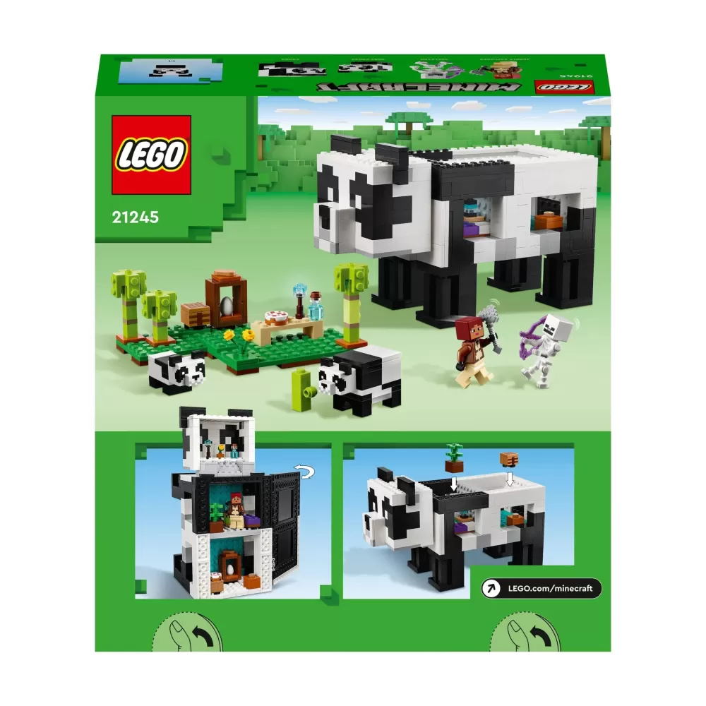 New Lego 21245 Il Rifugio Del Panda, Modellino Da Costruire Di Casa Giocattolo, Giochi Per Bambini, Idea Regalo Mattoncini