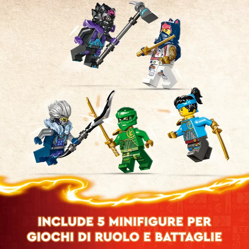 Shop 71809 Egalt Il Drago Maestro, Giocattolo Con Action Figure Snodabile, Giochi Per Bambini Di 8+ Con 5 Minifigure Mattoncini