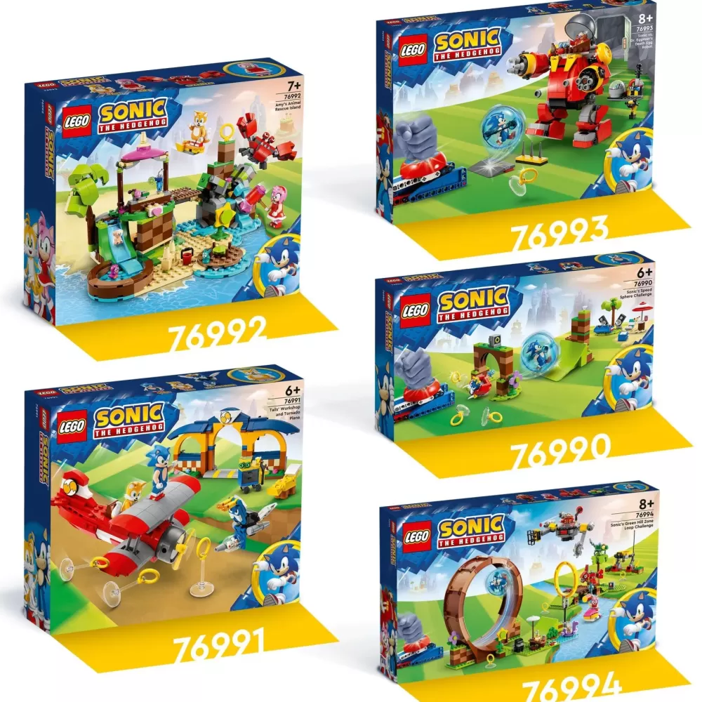 Cheap Sonic The Hedgehog 76991 Laboratorio Di Tails E Aereo Tornado Con Aereo Giocattolo E 4 Personaggi, Giochi Per Bambini 6+ Mattoncini
