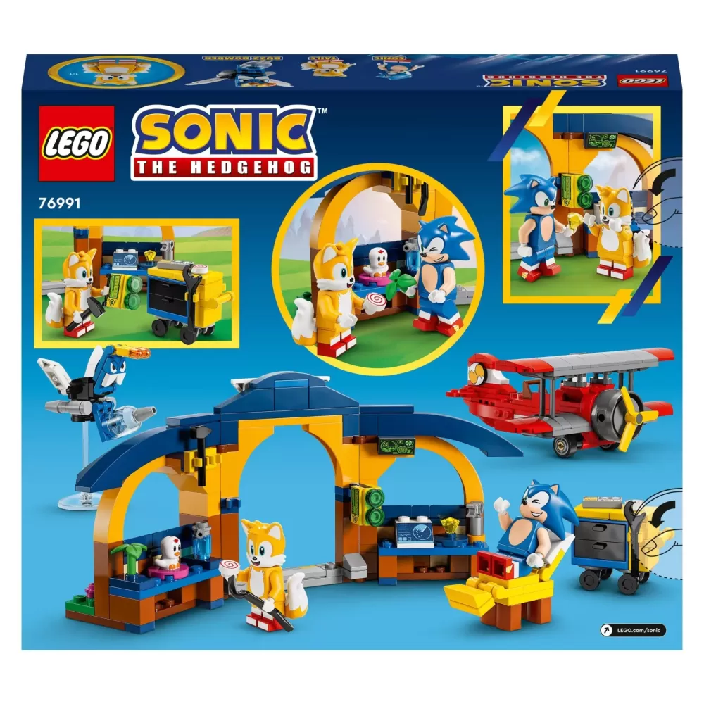 Cheap Sonic The Hedgehog 76991 Laboratorio Di Tails E Aereo Tornado Con Aereo Giocattolo E 4 Personaggi, Giochi Per Bambini 6+ Mattoncini