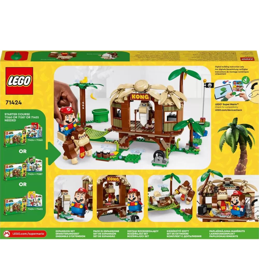 Clearance Lego 71424 Pack Di Espansione Casa Sull'Albero Di Donkey Kong, Giochi Per Bambini E Bambine 8+ Con 2 Personaggi Mattoncini