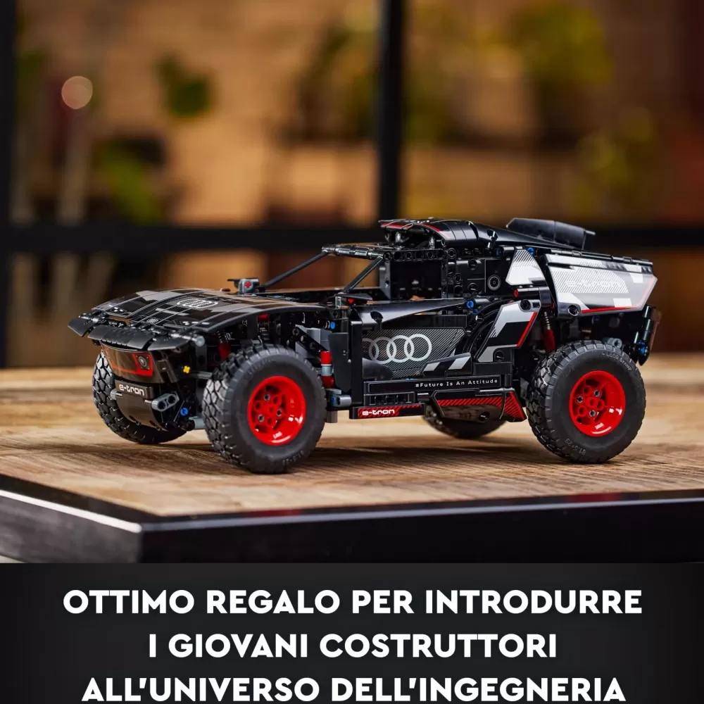 Online 42160 Audi Rs Q E-Tron, Macchina Telecomandata Da Rally, Modellino Auto Con App Control+, Giocattoli Ragazzi 10+ Mattoncini